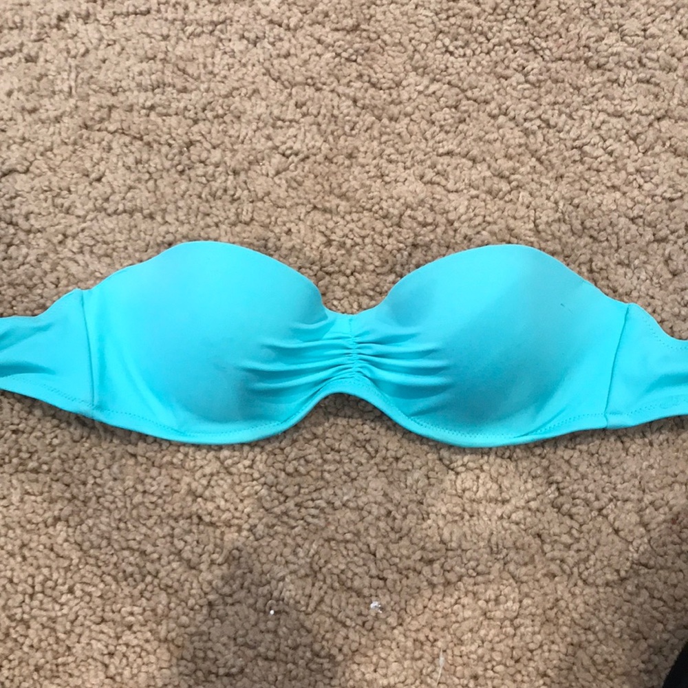 Blue Victoria’s Secret bikini top